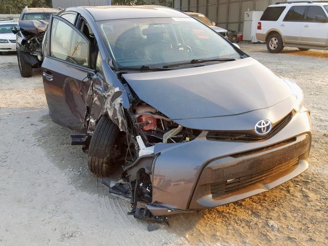 JTDZN3EU1FJ028916 - 2015 TOYOTA PRIUS V SILVER photo 1