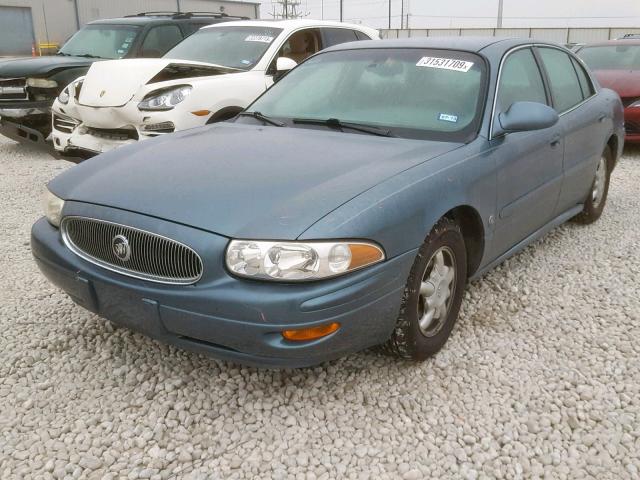 1G4HP54K314296192 - 2001 BUICK LESABRE CU BLUE photo 2