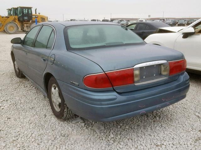 1G4HP54K314296192 - 2001 BUICK LESABRE CU BLUE photo 3