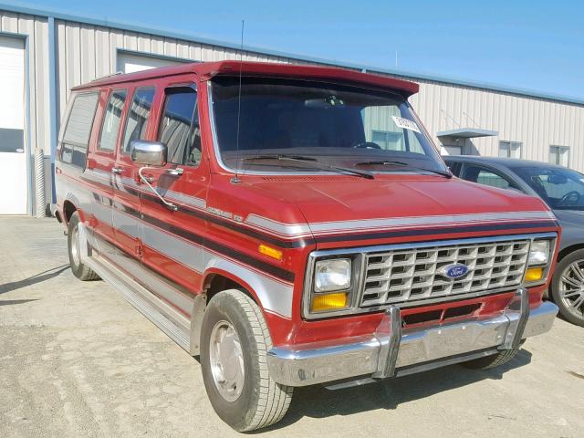 1FDEE14N2JHB59281 - 1988 FORD ECONOLINE RED photo 1