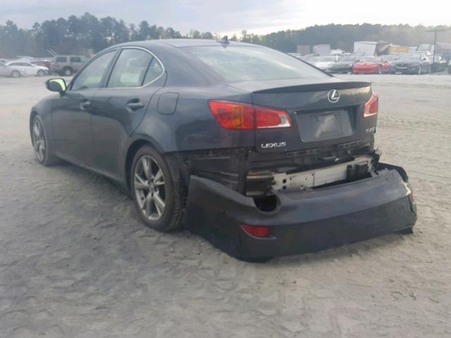 JTHBK262292086175 - 2009 LEXUS IS 250 GRAY photo 3