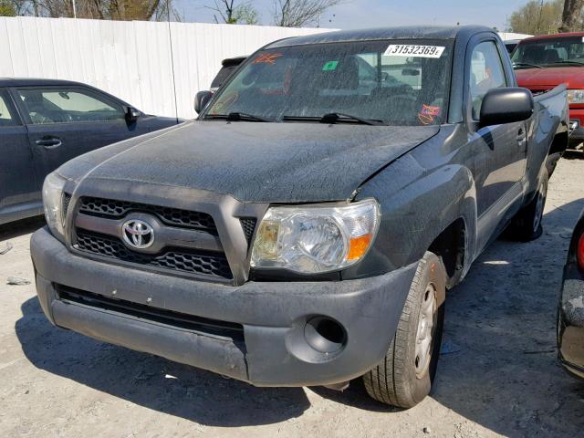 5TFNX4CN9BX003389 - 2011 TOYOTA TACOMA GREEN photo 2