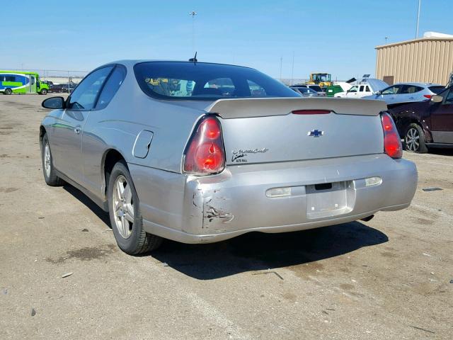 2G1WW12E859267741 - 2005 CHEVROLET MONTE CARL 银色 照片 3