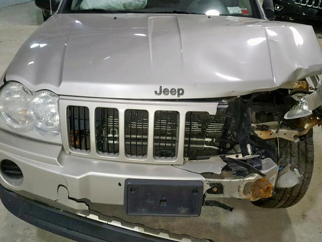 1J8GR48K57C679489 - 2007 JEEP GRAND CHER TAN photo 7