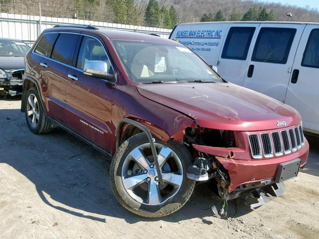 1C4RJFBG7GC334598 - 2016 JEEP GRAND CHER BURGUNDY photo 1