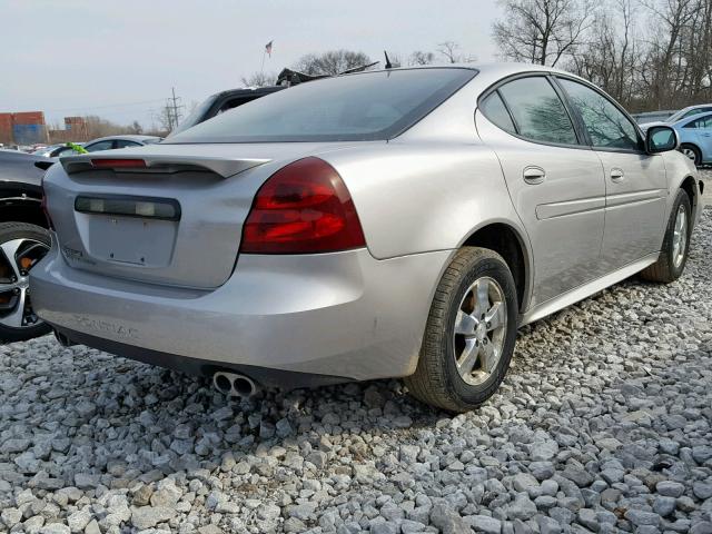 2G2WP582381133722 - 2008 PONTIAC GRAND PRIX SILVER photo 4