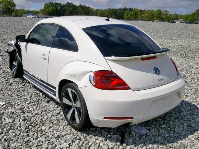 3VW467AT4CM642852 - 2012 VOLKSWAGEN BEETLE TUR WHITE photo 3