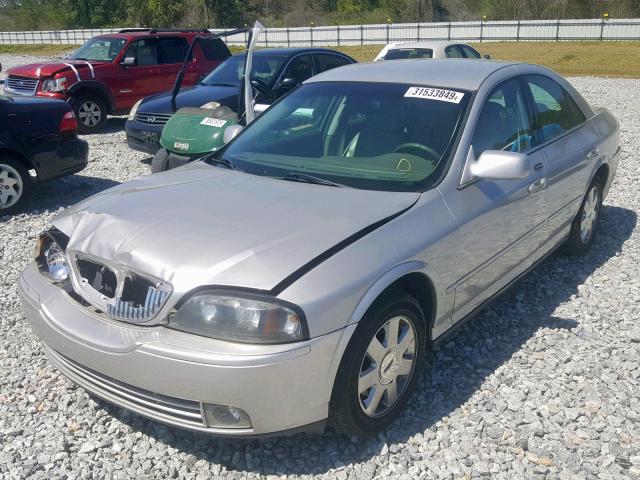 1LNHM86S34Y643623 - 2004 LINCOLN LS SILVER photo 2