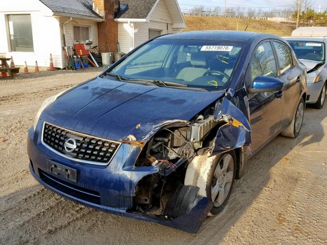 3N1AB61E59L642955 - 2009 NISSAN SENTRA 2.0 BLUE photo 2