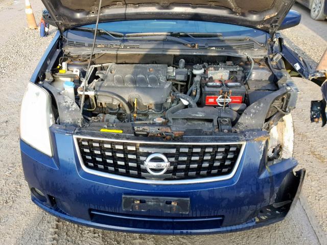 3N1AB61E59L642955 - 2009 NISSAN SENTRA 2.0 BLUE photo 7