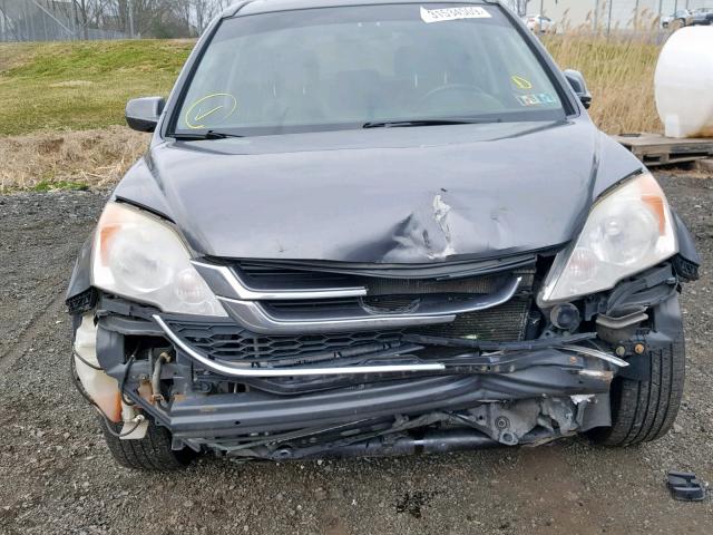 JHLRE4H79BC010645 - 2011 HONDA CR-V EXL GRAY photo 9