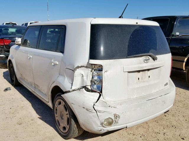 JTLKE50E781043554 - 2008 TOYOTA SCION XB 白色 照片 3