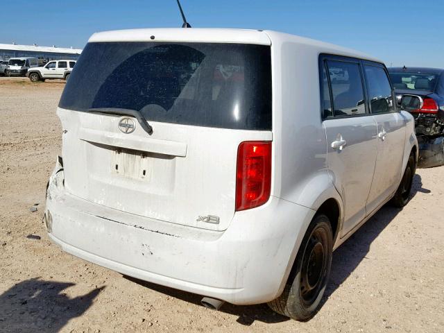 JTLKE50E781043554 - 2008 TOYOTA SCION XB 白色 照片 4