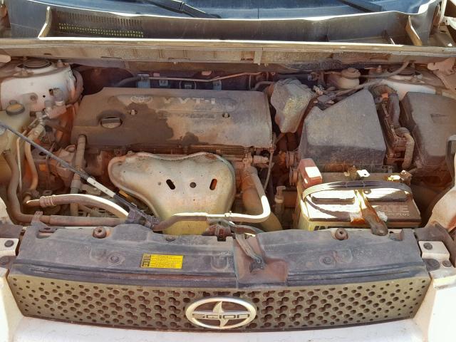 JTLKE50E781043554 - 2008 TOYOTA SCION XB 白色 照片 7