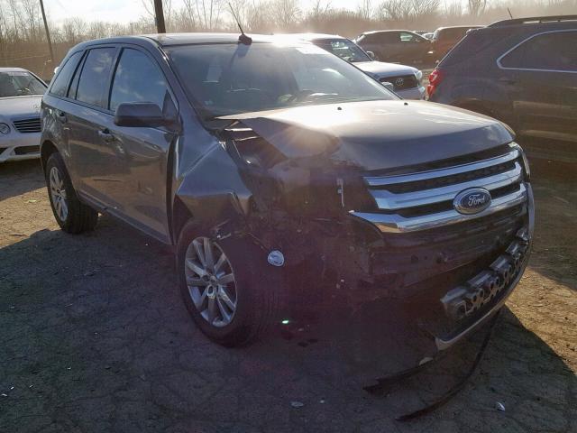 2FMDK4JC1DBA27591 - 2013 FORD EDGE SEL GRAY photo 1