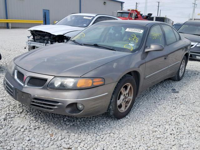 1G2HX54K314196795 - 2001 PONTIAC BONNEVILLE GRAY photo 2