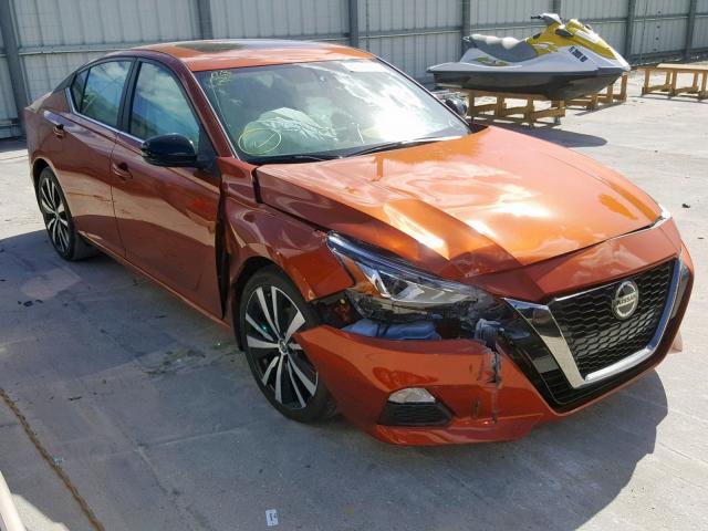 1N4BL4CV9KC169553 - 2019 NISSAN ALTIMA SR ORANGE photo 1