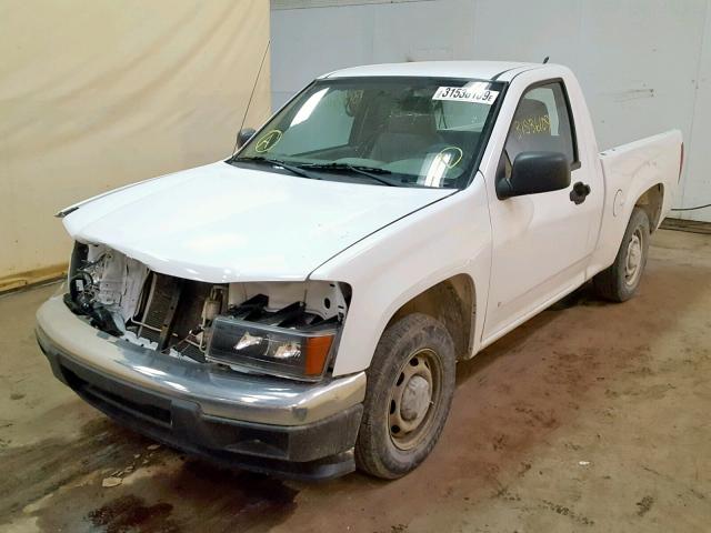 1GCCS149488204397 - 2008 CHEVROLET COLORADO WHITE photo 2