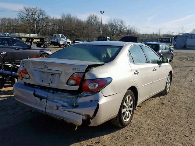 JTHBF30G136007206 - 2003 LEXUS ES 300 SILVER photo 4