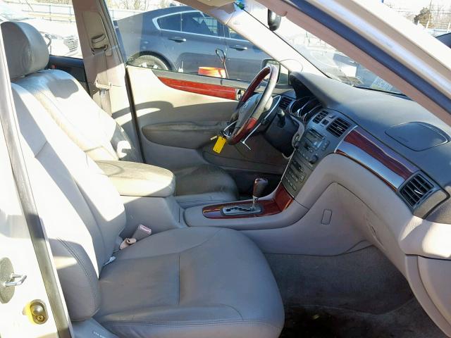 JTHBF30G136007206 - 2003 LEXUS ES 300 SILVER photo 5