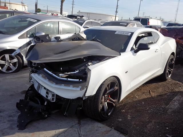 1G1FE1R78J0105722 - 2018 CHEVROLET CAMARO SS  photo 2