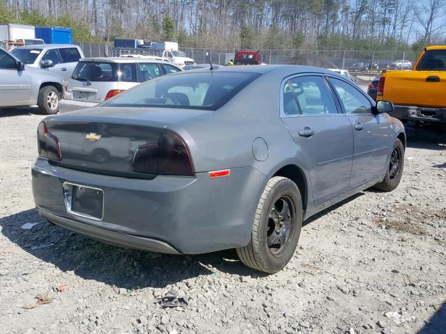 1G1ZG57B384229986 - 2008 CHEVROLET MALIBU LS GRAY photo 4