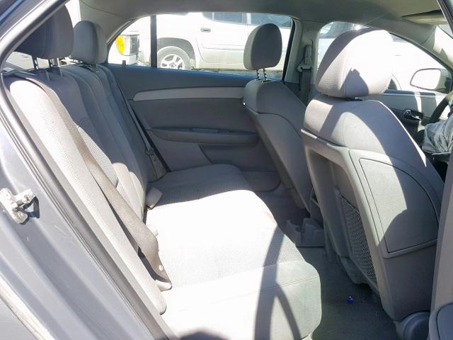1G1ZG57B384229986 - 2008 CHEVROLET MALIBU LS GRAY photo 6