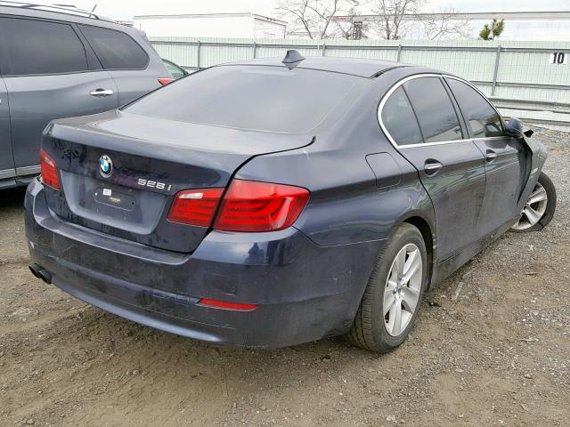 WBAXH5C59CDW08170 - 2012 BMW 528 XI BLUE photo 4