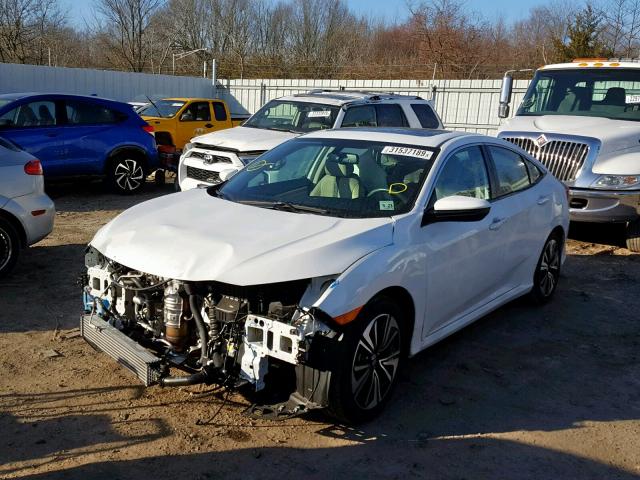 2HGFC1F73JH645364 - 2018 HONDA CIVIC EXL WHITE photo 2