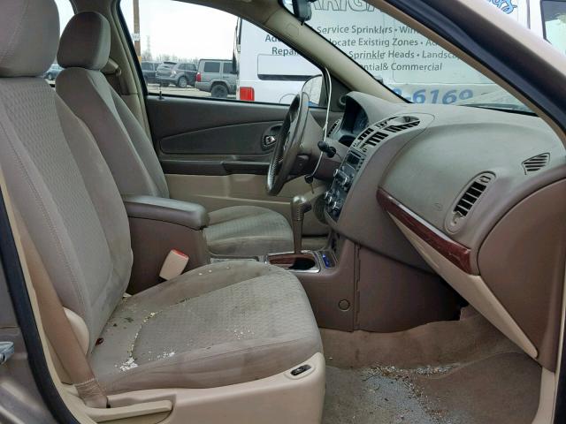 1G1ZT68NX7F205441 - 2007 CHEVROLET MALIBU MAX BROWN photo 5
