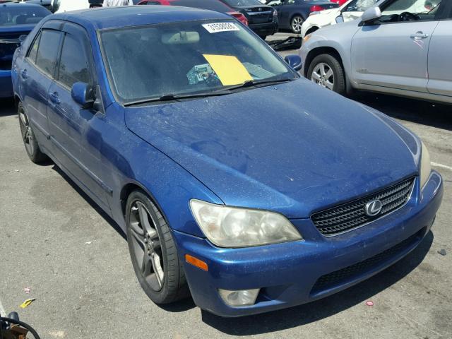 JTHBD192520059876 - 2002 LEXUS IS 300 BLUE photo 1