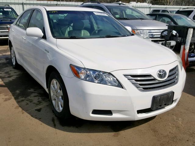 4T1BB46K78U046167 - 2008 TOYOTA CAMRY HYBR WHITE photo 1