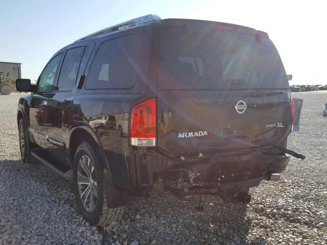 5N1BA0ND0FN618282 - 2015 NISSAN ARMADA SV BLACK photo 3