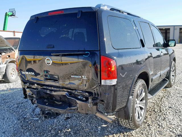 5N1BA0ND0FN618282 - 2015 NISSAN ARMADA SV BLACK photo 4