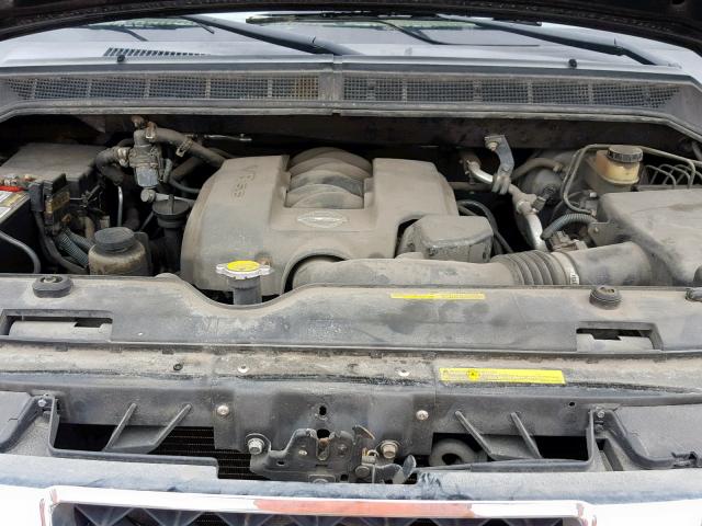 5N1AA08B84N719847 - 2004 NISSAN ARMADA SE BLACK photo 7