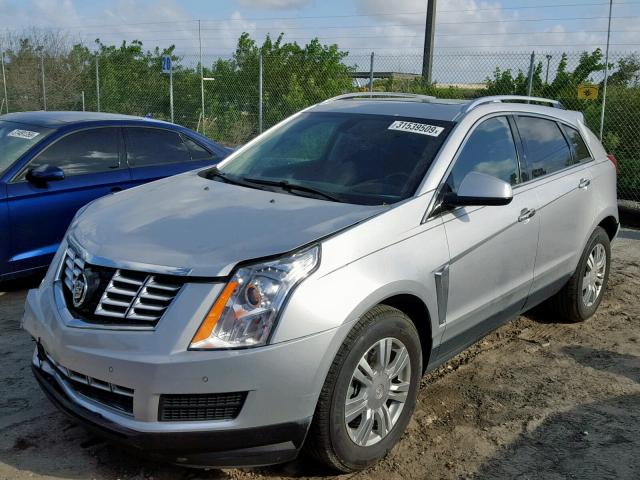 3GYFNBE38FS539116 - 2015 CADILLAC SRX LUXURY SILVER photo 2