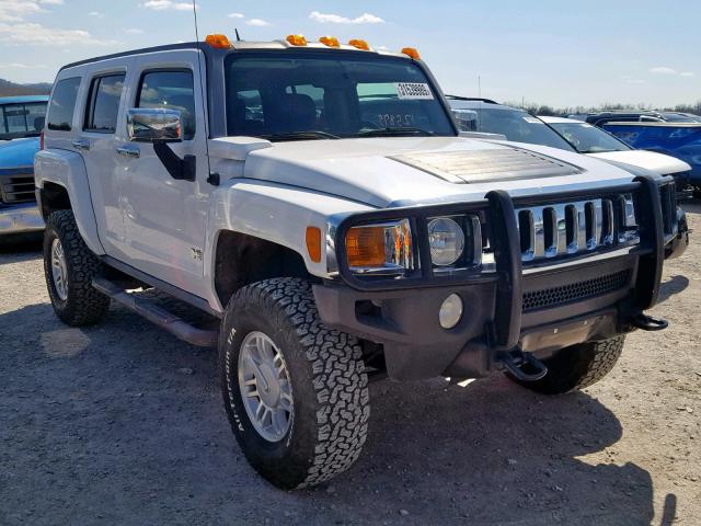 5GTDN13E678201860 - 2007 HUMMER H3 WHITE photo 1