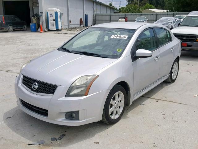 3N1AB6AP2AL691066 - 2010 NISSAN SENTRA 2.0 SILVER photo 2