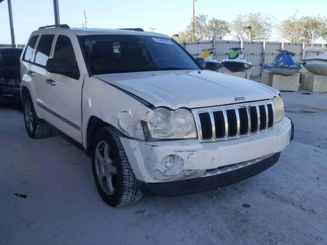 1J4GS48K36C112086 - 2006 JEEP GRAND CHER WHITE photo 1