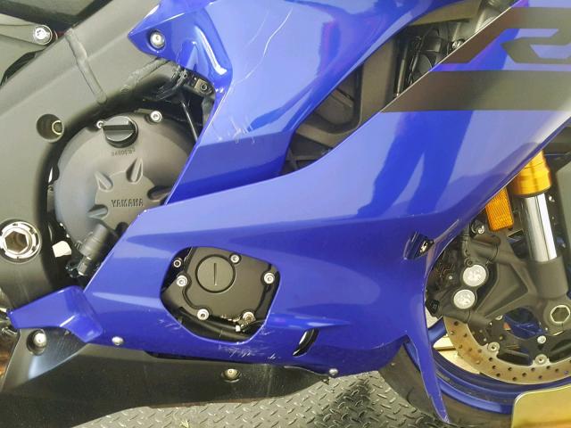 JYARJ28Y6JA001395 - 2018 YAMAHA YZFR6 C BLUE photo 5