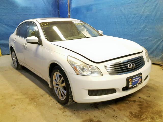 JNKCV61F89M364501 - 2009 INFINITI G37 WHITE photo 1