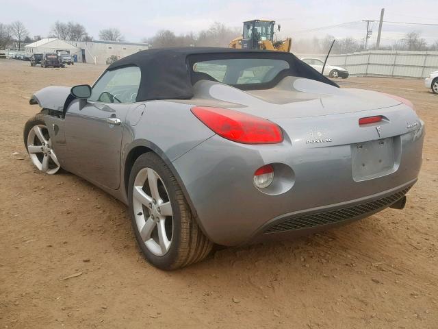 1G2MB33B86Y102378 - 2006 PONTIAC SOLSTICE GRAY photo 3