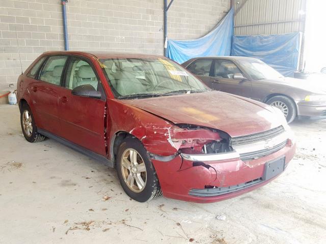 1G1ZT62845F198194 - 2005 CHEVROLET MALIBU MAX ბურგუნდია ფოტო 1