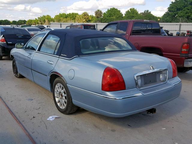 1LNHM81V06Y614097 - 2006 LINCOLN TOWN CAR S BLUE photo 3