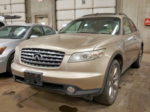 JNRAS08W23X206892 - 2003 INFINITI FX35 TAN photo 2