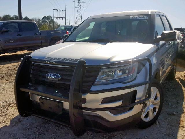 1FM5K8AT4GGA86854 - 2016 FORD EXPLORER P SILVER photo 2