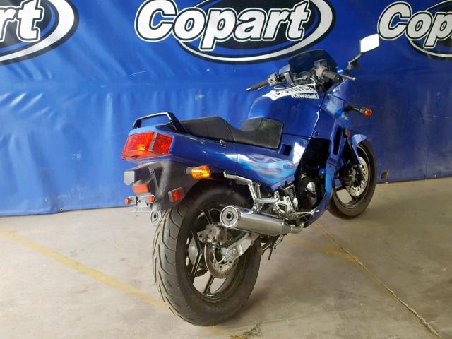 JKAEXMF186DA26000 - 2006 KAWASAKI EX250 F BLUE photo 4