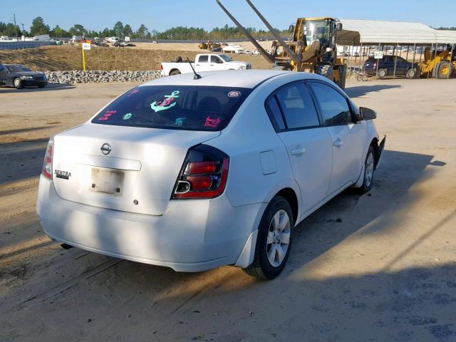 3N1AB61E38L629314 - 2008 NISSAN SENTRA 2.0 WHITE photo 4