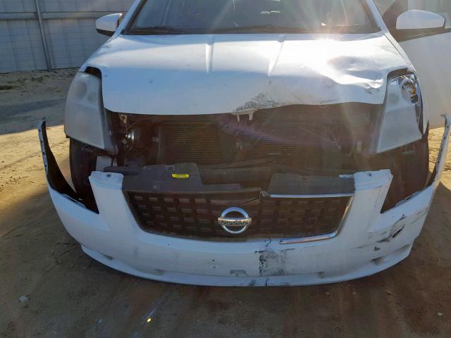 3N1AB61E38L629314 - 2008 NISSAN SENTRA 2.0 WHITE photo 9