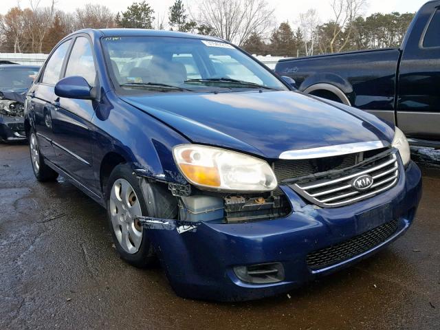 KNAFE121185545790 - 2008 KIA SPECTRA EX BLUE photo 1